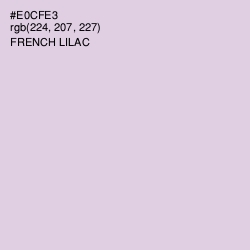 #E0CFE3 - French Lilac Color Image